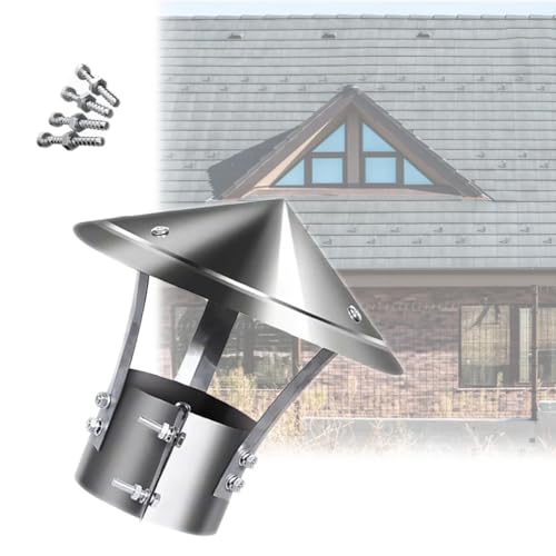 Protector de chimenea superior cónico que soluciona la entrada de agua 2