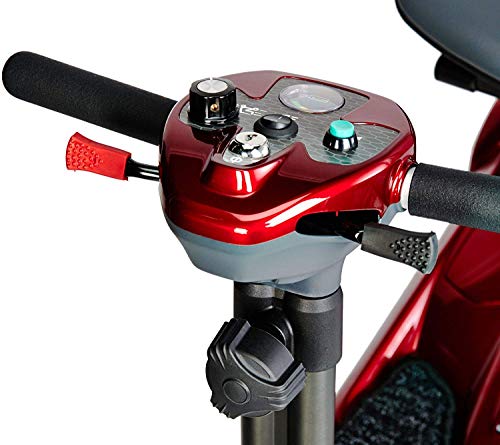 EV Rider TranSport Plus AF, Automatic Folding Mobility Scooter w/Remote, Lithium Battery