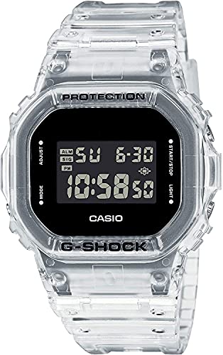 STUDIO SEVEN × G-SHOCK DW-5600 Casio G-Shock Skeleton Series DW-5600SKE-7 Men's Wristwatch, Clear