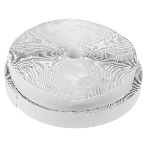 PRETYZOOM 1 Set Double Sided Adhesive Tape Carpet Area Rugs Double-Sided Hook and Loop Wall Adhesive Tapes Sticky Strips with Adhesive Household Rug Tapes Hook and Loop Tape White Nylon