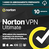 Norton VPN Ultimate 2025 | 10 Dispositivo | 1 Anno | Codice d'attivazione via email