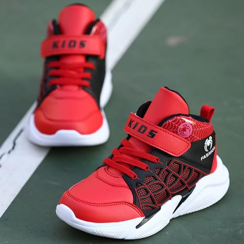 Kids Shoes Basketball Shoes for Boys Skateboarding Shoes Running Trainer Walking Breathable Sport Athletic Shoes Size 104