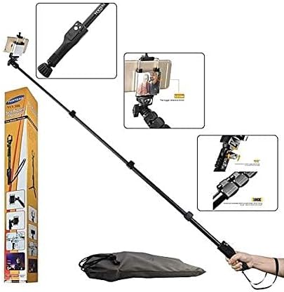 Yunteng YT-1288 Selfie Stick extended with packaging