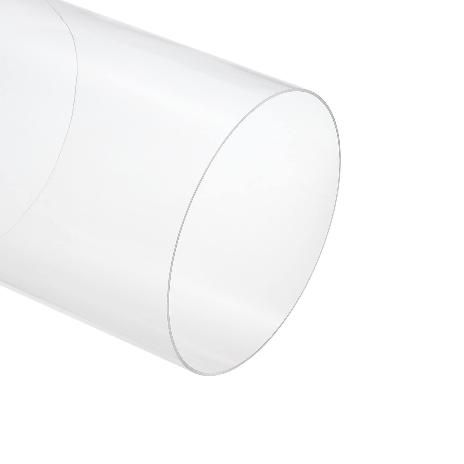 Unifizz Acrylrohr, transparentes Kunststoffrohr, rund, starr, 195 mm Innendurchmesser, 200 mm Außendurchmesser, für Beleuchtung, Modelle, Sanitär, Handwerk