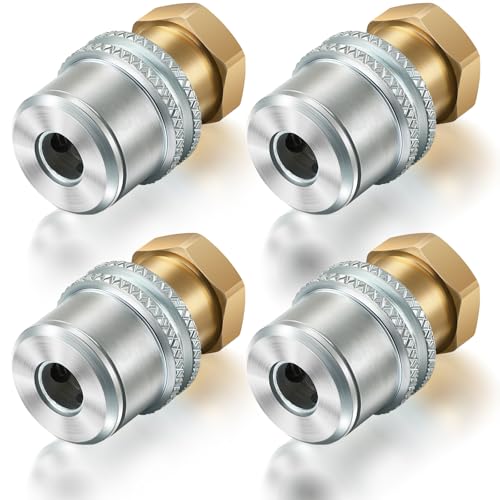 Dreyoo 4 Pack Air Chuck for Tires, Anti Leakage Lock on Air