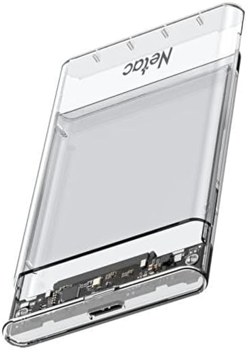 Netac 2.5" Taşınabilir Sabit Disk Kutusu USB 3.0 Hızlı Veri Aktarımı, 5Gbps SATA I/II/III Uyumluluğu, Şeffaf Kasa, WH11 Model, Yüksek Performanslı HDD/SSD Kutu | WH11 - Görsel 4