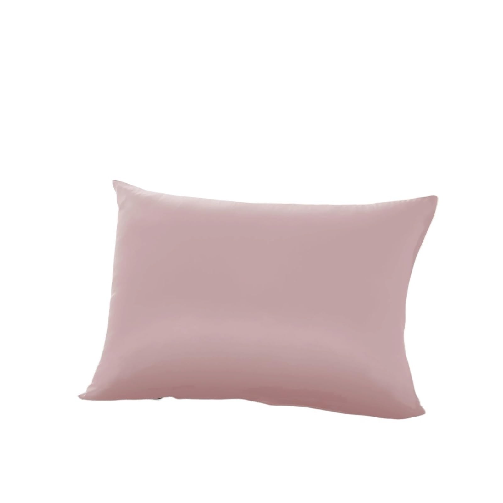 Taie d'oreiller en Soie de mûrier rose pure pour les cheveux de femme