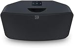 Bluesound Pulse MINI 2i Compact Wireless Multi-Room Smart Speaker with Bluetooth - Black - Works with Alexa and Siri