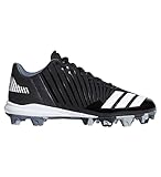  adidas Men\'s Icon MD Baseball Shoe, Black/White/Onix, 6.5 M US