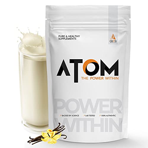 Image of AS-IT-IS ATOM ISO Whey Gold| 29g Protein | Rapid Absorption & Recovery| French Vanilla - 1Kg (30 servings)