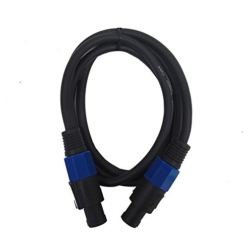 Câble Speakon vers Speakon 1,5m Seismic Audio TW12S5 anti déconnexion