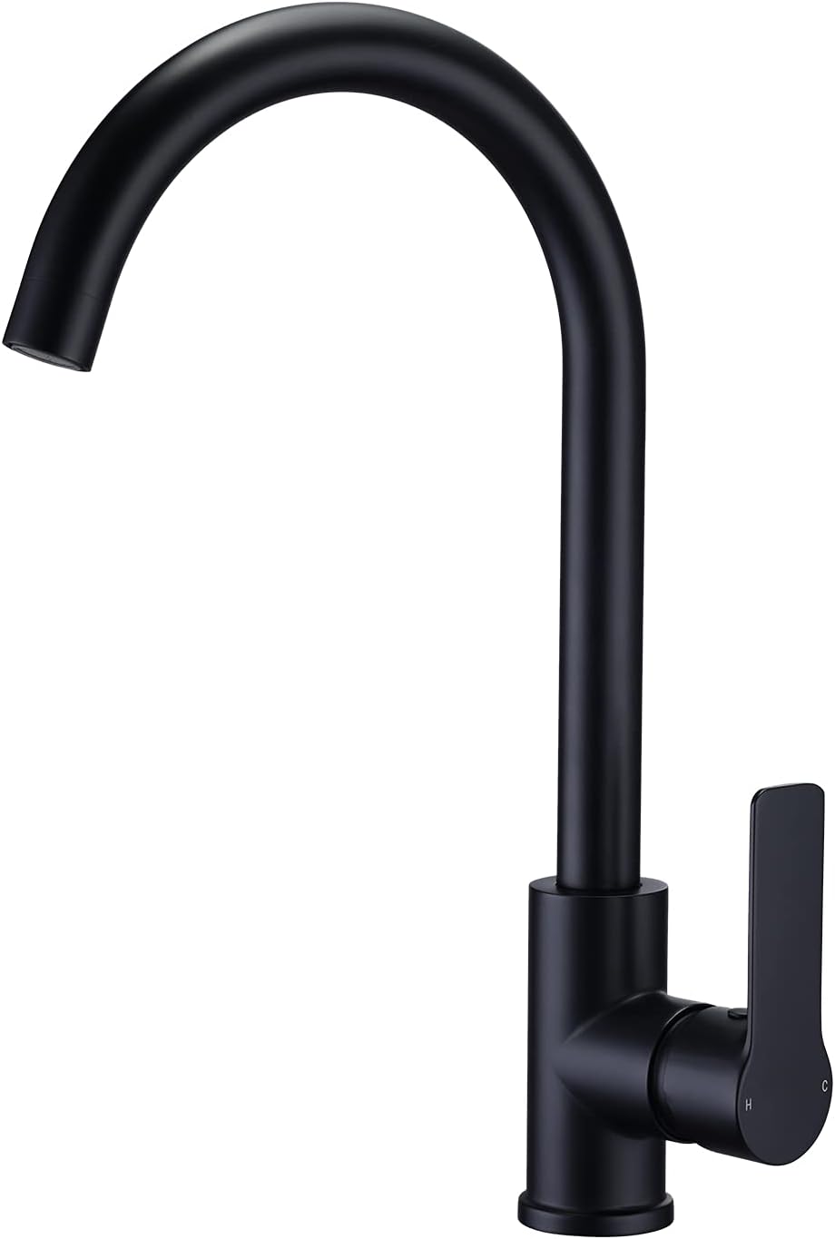 Mighbow Black Kitchen Taps Single Lever Kitchen Sink Taps Mixer