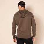 Amazon Essentials Men's Full-Zip Hooded Fleece Sweatshirt (Available in Big & Tall), Medium Brown, X-Large