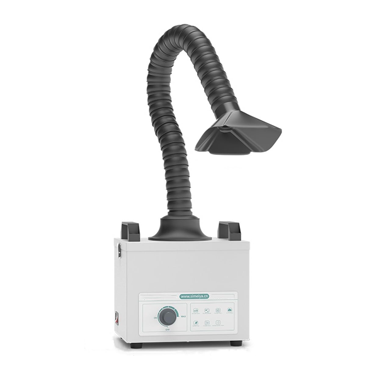 XNXYSMKJ Solder Fume Extractor,100W Desktop Smoke Absorber with 3-Stage Filtration Systems for Low-Noise DIY Welding and Soldering Workstation,Effective Fume Extraction
