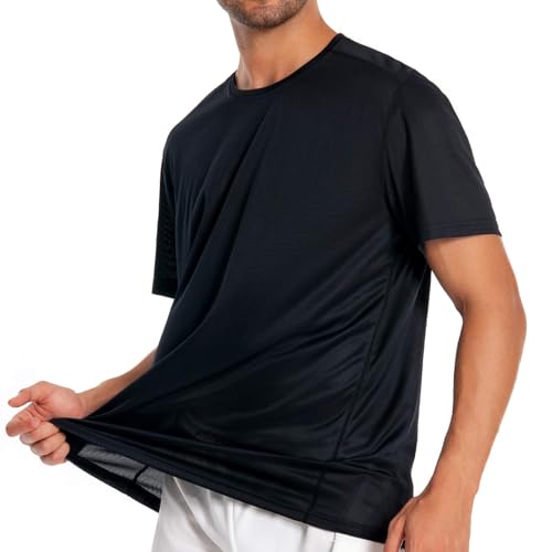 Big and Tall Workout Shirts for Men, Quick Dry Workout T Shirts, Gym Running Athletic Moisture Wicking Shirts3