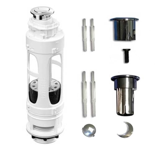 Mecanismo descargador de cisterna doble botón media luna y sol compatible con cisternas Roca A822502100 Victoria y muchos más