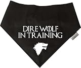 Spoilt Rotten Pets - Bandana para perro, (S3), juego de halloween de tronos – Dire lobo en...
