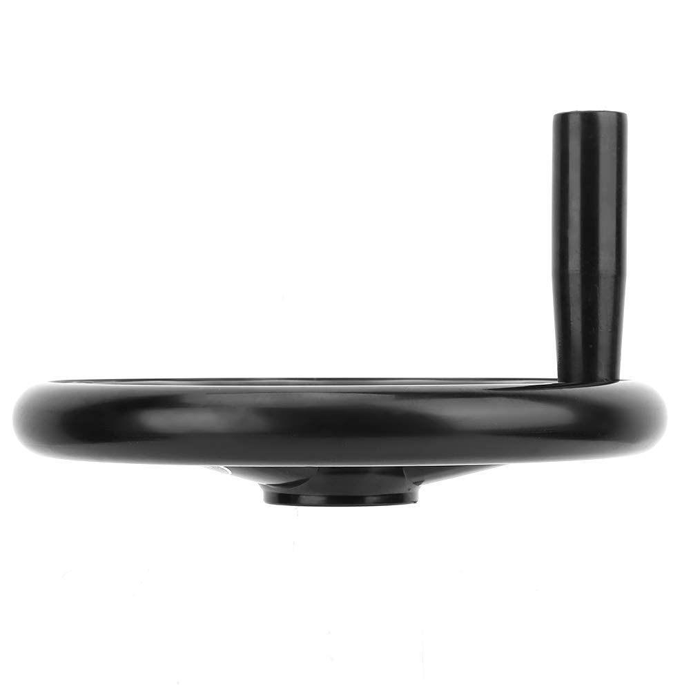 Volante de Torno de 3 Radios de Baquelita Antideslizante Negro de 250 * 22 Mm con para Máquinas Herramienta Volantes de Mano CNC, Procesamiento y Fabricación de Metales