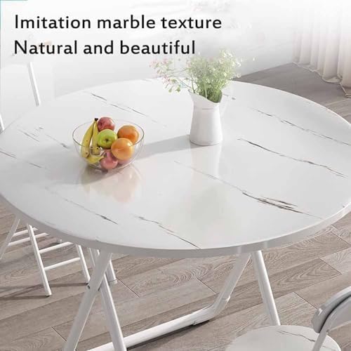 Portable Folding Dining Table for Small Spaces, Round Garden Table φ60/70/80cm, Balcony Patio Side Table, Ideal for Camping, Cooking, Picnic & Outdoor Use