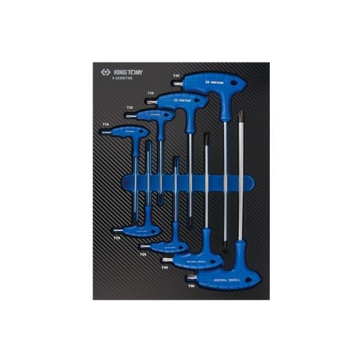Módulo espuma + PP 8 piezas llaves en L Torx T10-T50 Cura della persona e salute