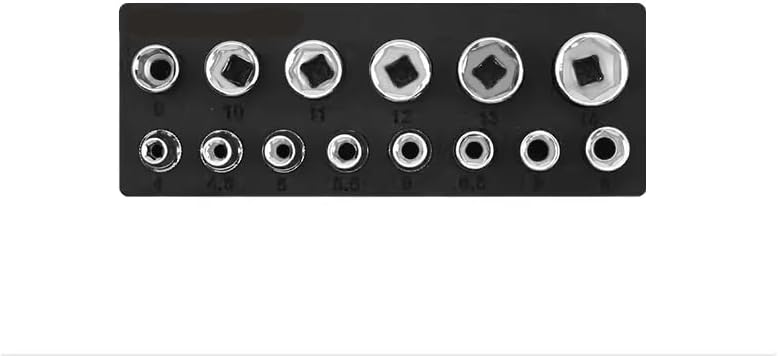 3/8-Inch Drive Metric 6-Point Standard Socket Wrench Set with Storage Rack(22-Piece), 6-24mm