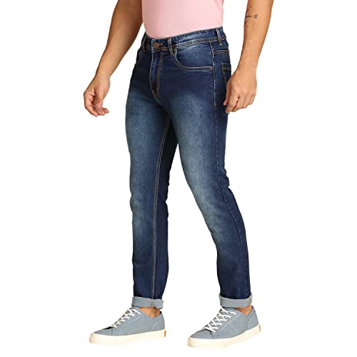 Image of High Star Men Slim Fit Light Fade Jeans | Men Jeans