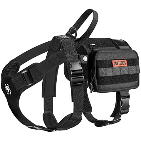 OneTigris Service Dog Vest Harness with Pouches Cover