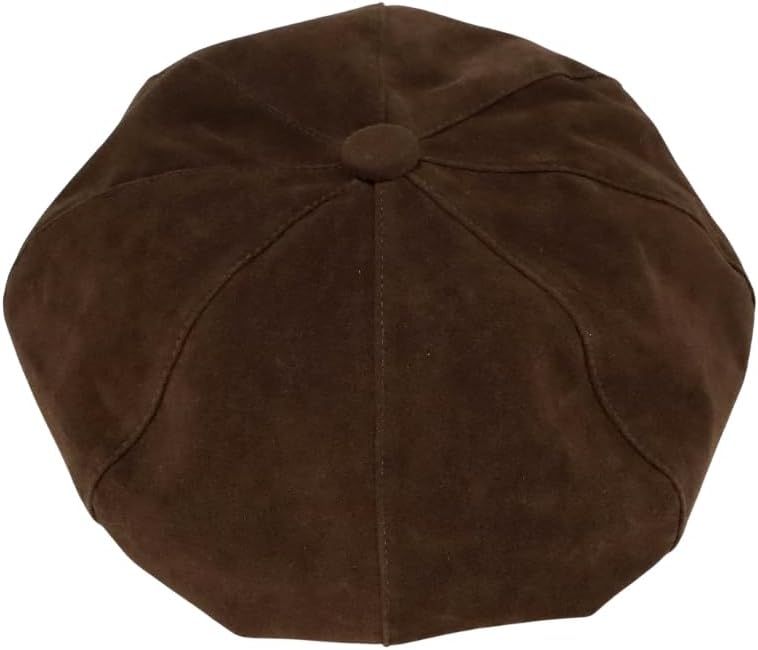 WITHMOONS Velvet Plain Baker Boy Hat Beret Cap Newsboy Hat Adjustable TGG1587 - Image 4