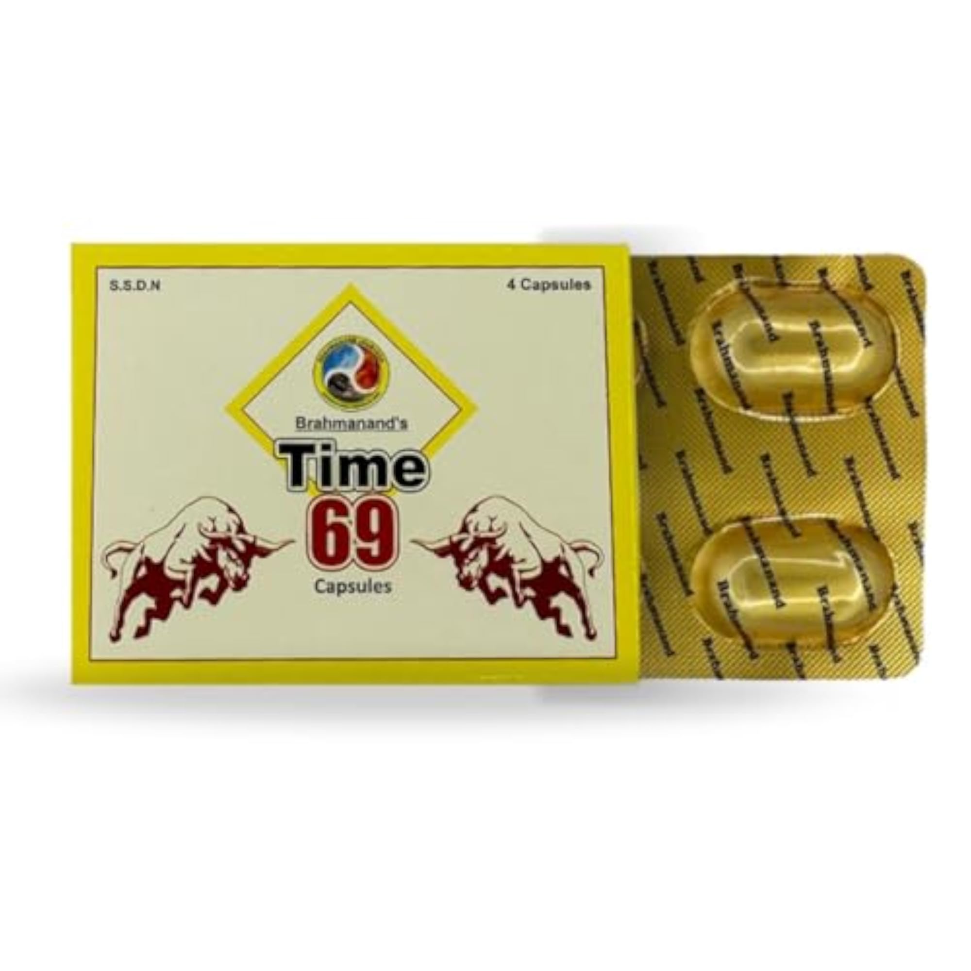Brahmanand's Time 69 Capsules Pack of 4