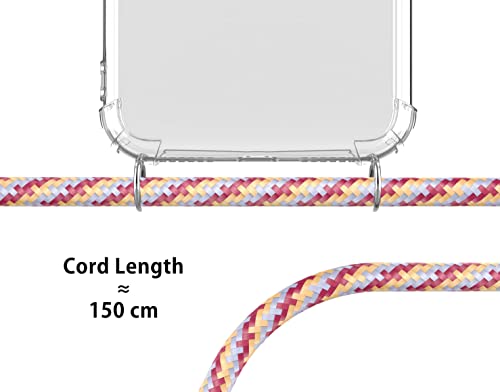 MyGadget Strap Case for Apple iPhone 14, Crossbody Phone Cover, TPU Silicone Case with Neck Holder - Image 3
