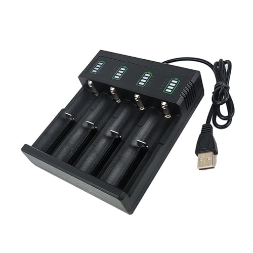 Hub de carga de batería USB 18650 portátil para baterías 21700 26700 18500 26650 con gestión de carga inteligente