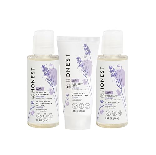 The Honest Company Babe's Mini Must Haves Gift Set, Lavender, 2 fl oz - image 8