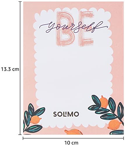 Image of Amazon Brand - Solimo Notes Daily Undated To Do List Note Pad, 4 inch x 5.25 inch, 50 Easy Tear Off Sheets Organizer Planner for College Office Supplies, Pack of 8