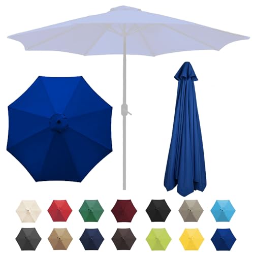Toile de protection pour parasol déporté imperméable bâche jardin terrasse 6 8 baleines