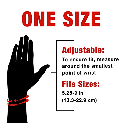 image for ACE Night Wrist Sleep Support, Adjustable, Blue, Helps Provide Relief 