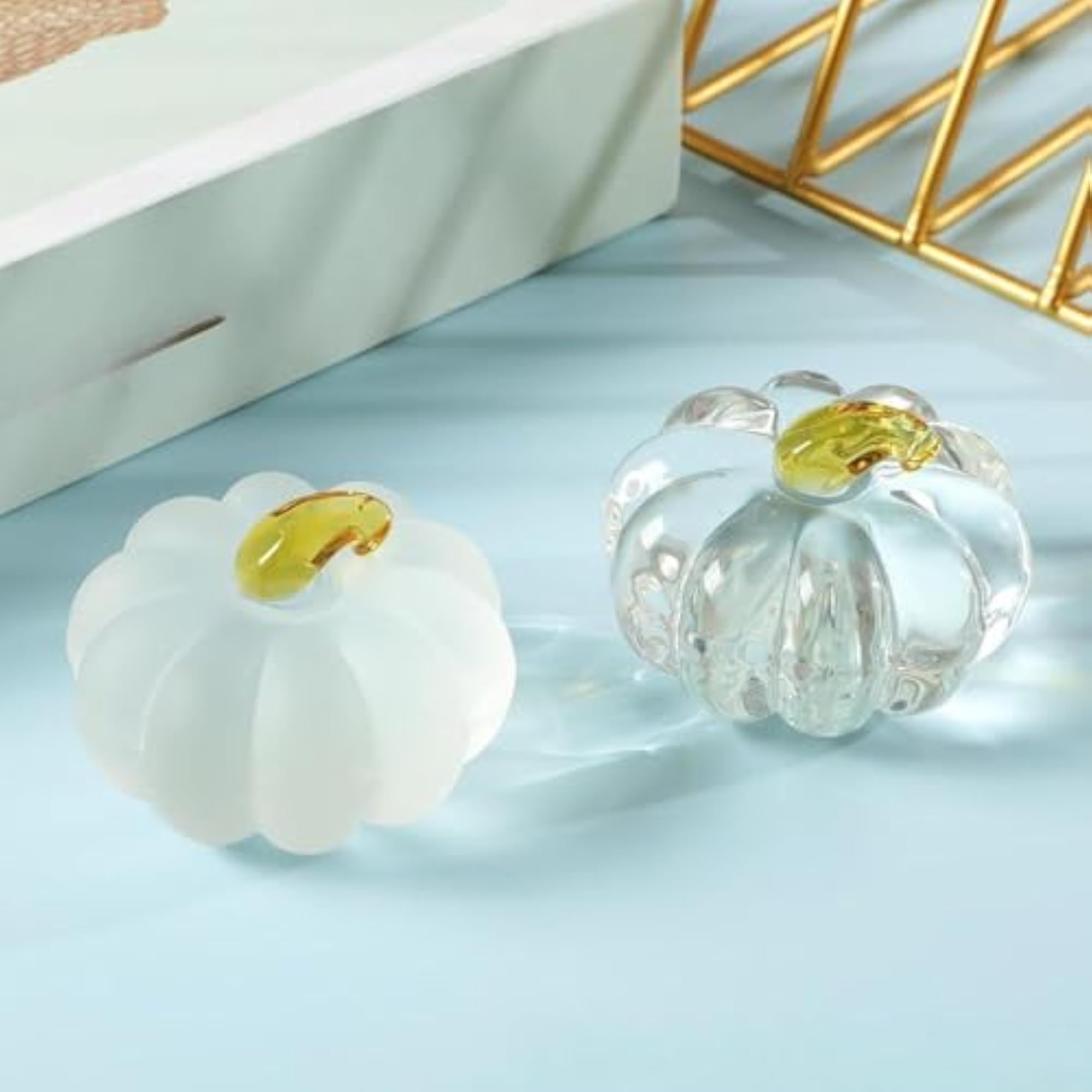 Transparent Pumpkin Shaped Teapot Cover Holder
