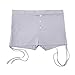 PETCDIM Short Shorts for Women Sexy Y2k Sexy Micro Shorts for Women Low Waist Side Slit Boy Shorts Slim Booty Shorts Lounge Pj Bottom Cute Sleepwear L Grey