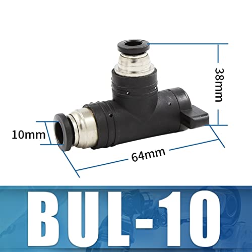 Interruptor de dirección de válvula manual BUL-10 para aire de 10mm 3