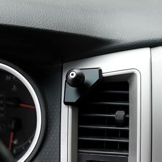 Offroam Phone Mount Made for Toyota Tacoma 2005-2011, CNC-Machined Aluminium, Universal Spring Loaded Holder, 360-Degree Swivel, One-Hand Operation