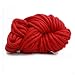 Chunky Yarn 250G Cotton Plus Super-Fiber Super gruby bardzo gruby pręt Szycie szalik Przędza z grubej dzianiny koc (kolor: 20) miękki