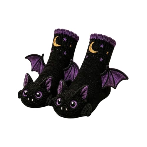 Halloween Animal Knit Socks Womens Girls Novelty 3D Print Socks - image 1