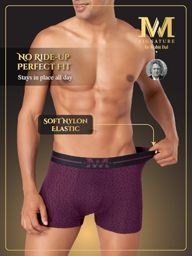 Image of Macroman M-Series MW Signature Collection By Rohit Bal Premium Modal, Spandex Mens Trunks