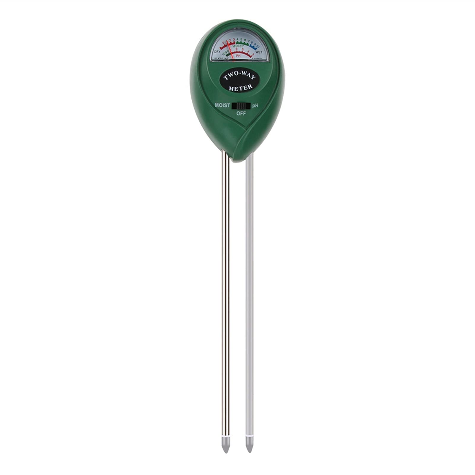 Mmhhhg One Color Moisture Meter, Ph Value Tester Soil Ph Tester Plant Light Intensity Ph Humidity And Moisture Measurement(Rz103)