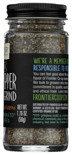 Frontier Natural Products Pepper, Og, Black, Coarse Grind, 1.76-Ounce - Image 5