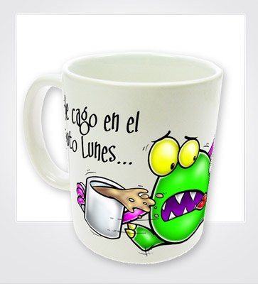 Taza puto lunes alien