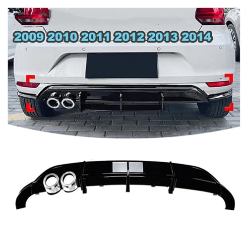 Aileron coffre arrière pour VW Polo 5 6R 2009-2014 diffuseur bas - 5