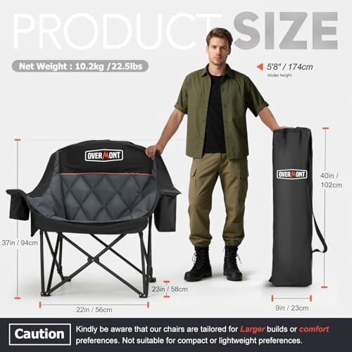 Overmont Oversized XL Camping Chair for Adults の商品画像 2