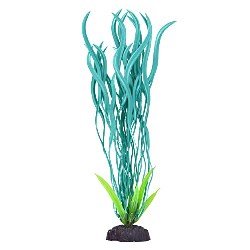 Image of Underwater Treasures Pearl Finish Wave Val - Turquoise - 12 inch
