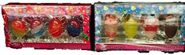 Sweet Shop Lip Glitter & Shimmer Ice Cream Sundae & Candy Lip Gloss-Total 8 Lip Glosses