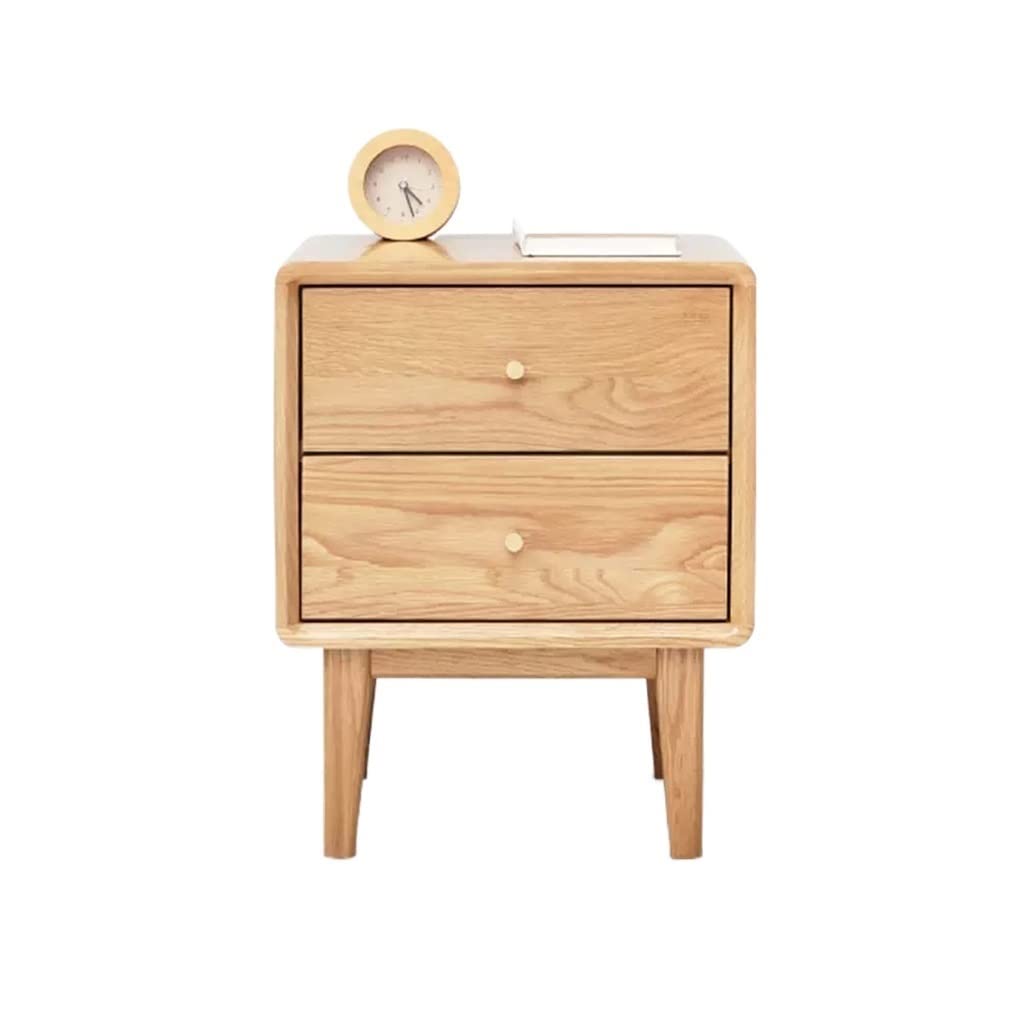 BHGFYXBS Side Tables Bedroom Indoor Bedside Table Double Drawer Locker File Cabinet Living Room Coffee Table Side Table Suitable For Bedroom Office Bedside Tables